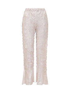 Gongdid Design Elasticated Waist Ruffled Trousers