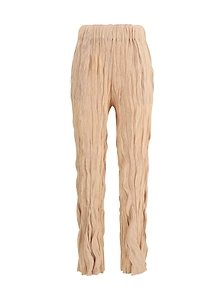 Flared Pleated Pants
