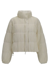 Gongdid Design Reversible High Neck Puffer Jacket