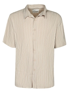 Gongdid Design Short-Sleeve Buttoned Shirt