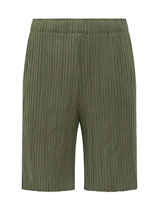 Gongdid Design Textured Stripe Shorts