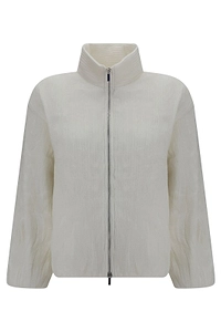 Gongdid Design Short Striped Padded Jacket