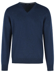 Gran Sasso V-Neck Cashmere Knitted Sweater