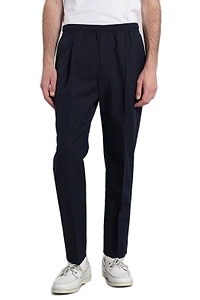 Grayed Ali Elasticated-Waist Pleated Trousers