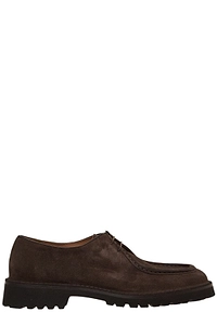 Green George Lace-Up Loafers
