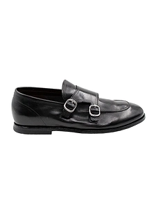 Green George Buckle Lace-Up Shoes