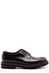 Green George Lug Sole Derby Shoes