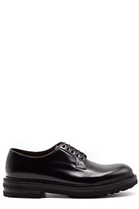 Green George Lug Sole Derby Shoes