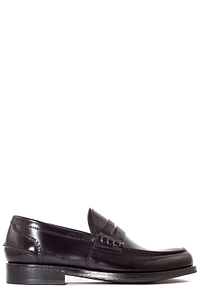 Green George Polished Penny Loafers