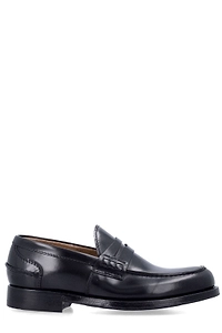 Green George Penny Polished Loafers