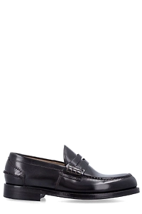 Green George Polished Penny Loafers