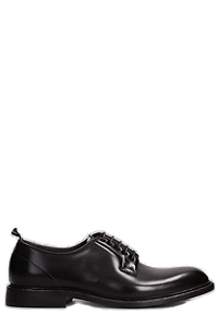 Green George Round Toe Classic Derby Shoes