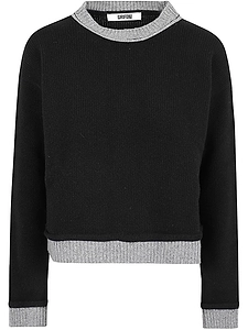 Bicolore Crew Neck Knitwear