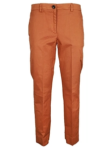 Grifoni Cuffed Cotton Pants