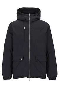 Grifoni Hooded Zip-Up Down Jacket