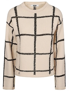 Grifoni Intarsia Check Knitwear