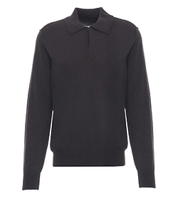 Grifoni Knitted Polo Shirt