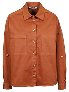 Grifoni Oversized Button-Up Shirt