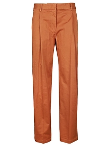 Grifoni Pleated Cotton Pants