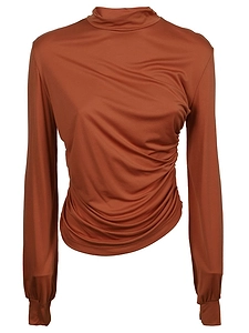 Grifoni Ruched Jersey Top
