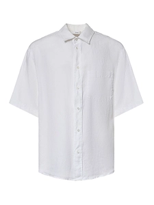 Grifoni Button-Up Curved Hem Shirt