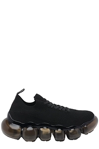 Grounds Bubble Sole Knit Low-Top Sneakers