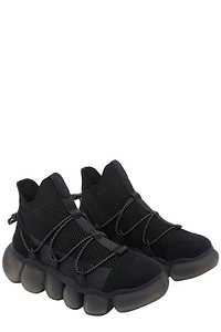 Grounds Jewelry Stone High-Top Sneakers