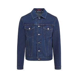 Gucci Collared Button-Up Denim Jacket