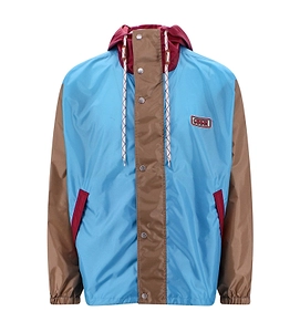 Gucci Colour Block Hooded Jacket