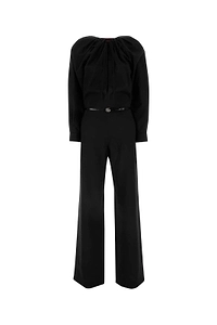 Gucci Double G Buckle Keyhole Neck Jumpsuit