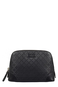 Gucci Embossed Logo Patch Cosmetic Bag