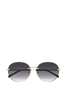 Gucci Eyewear Oval Frame Sunglasses