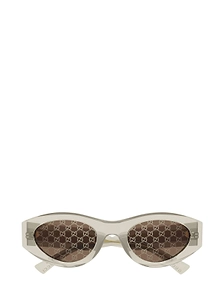 Gucci Eyewear Oval Frame Sunglasses