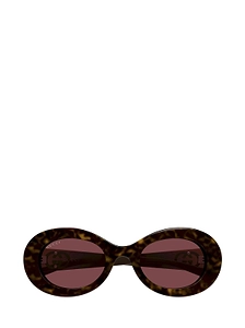 Gucci Eyewear Oval Frame Sunglasses