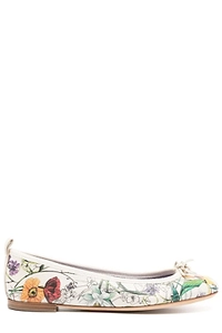 Gucci Floral Printed Ballerina Shoes