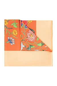 Gucci Floral Printed Square Scarf