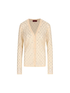 Gucci Gg Embellished Cardigan