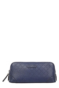 Gucci Embossed Logo Zipped Cosmetic Case