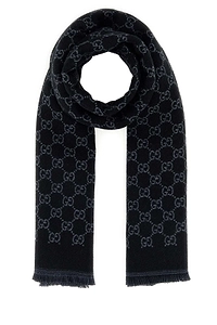 Gucci Gg Fringed Scarf