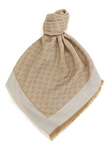 Gucci Gg Fringed Shawl