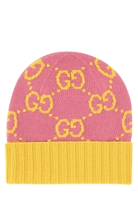 Gucci Gg Logo Intarsia Knit Beanie
