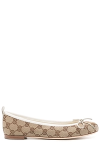 Gucci Gg Monogram Slip-On Ballerina Shoes