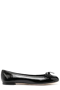 Gucci High Shine Bow Ballet Flats
