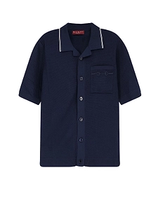 Gucci Horsebit Embroidered Short-Sleeved Shirt