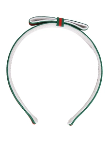 Gucci Kids Double G Bow Detailed Headband