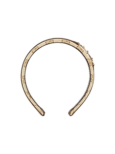 Gucci Kids Gg Supreme Horsebit Headband