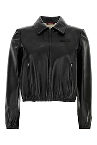 Gucci Collared Zip-Up Bomber Jacket