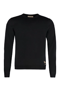 Gucci Logo Embroidered Crewneck Sweater