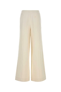 Logo Embroidered Wide-Leg Pants