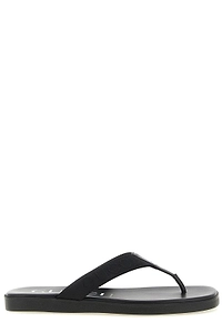 Gucci Logo Jacquard Thong Sandals